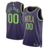 Dres New Orleans Pelicans Prilagođeni Nike 2024-25 City Edition Ljubičasta Swingman Dres New Orleans Pelicans Prilagođeni Nike 2024-25 City Edition Ljubičasta Swingman